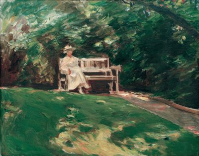 El banco del jardín de Max Liebermann